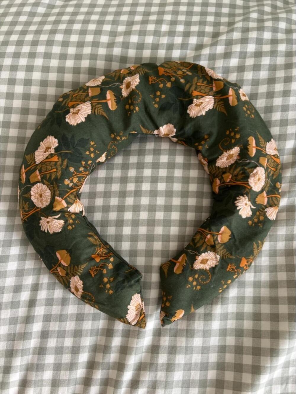 Bonnie Christine Floral Neck Wrap Fairycore Whimsy Cotton Quiet Luxury Self-Care